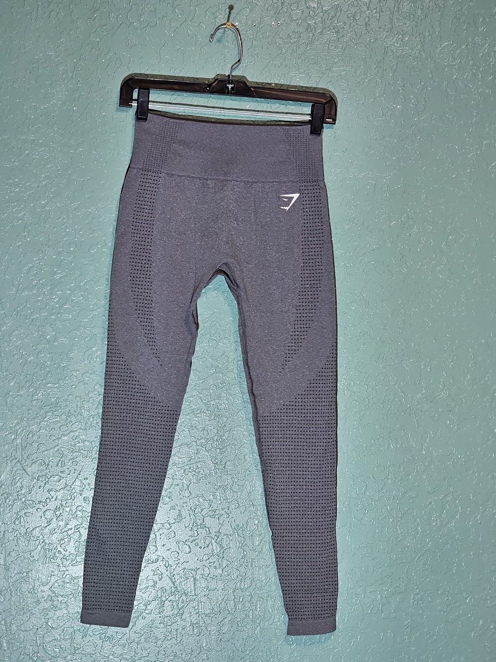 Gymshark Gray Seamless Workout Leggings No Size Tag